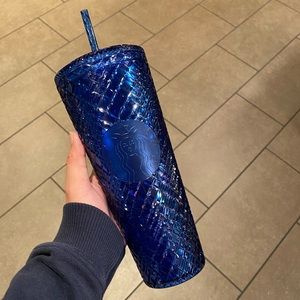 RARE Starbucks Cup Blue Part of Winter Collection